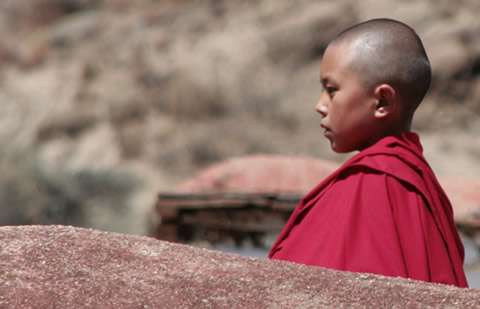 A monk at a monastery near Lhasa (taken earlier this year).